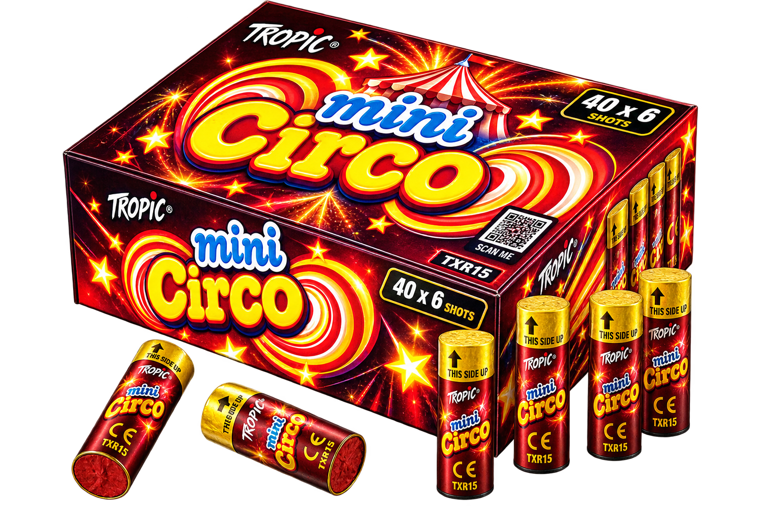 Tropic – Paquet de 5 mini Circo – Mini Fusées