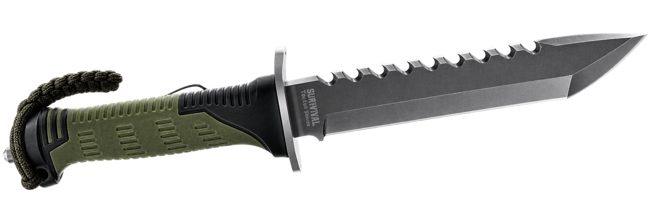 K25 – Couteau Thunder II. Camo vert. Lame 17 cm