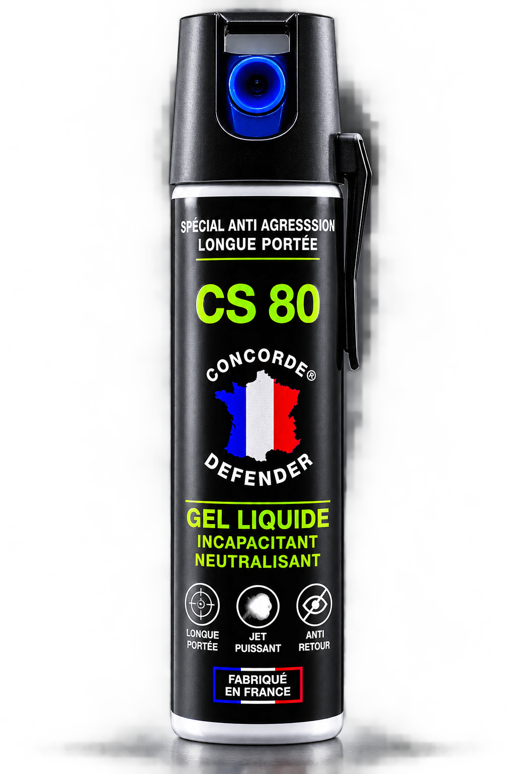 Europ Arm – Bombe Lacrymogène Gel Cs 80 Anti Agression 75 Ml