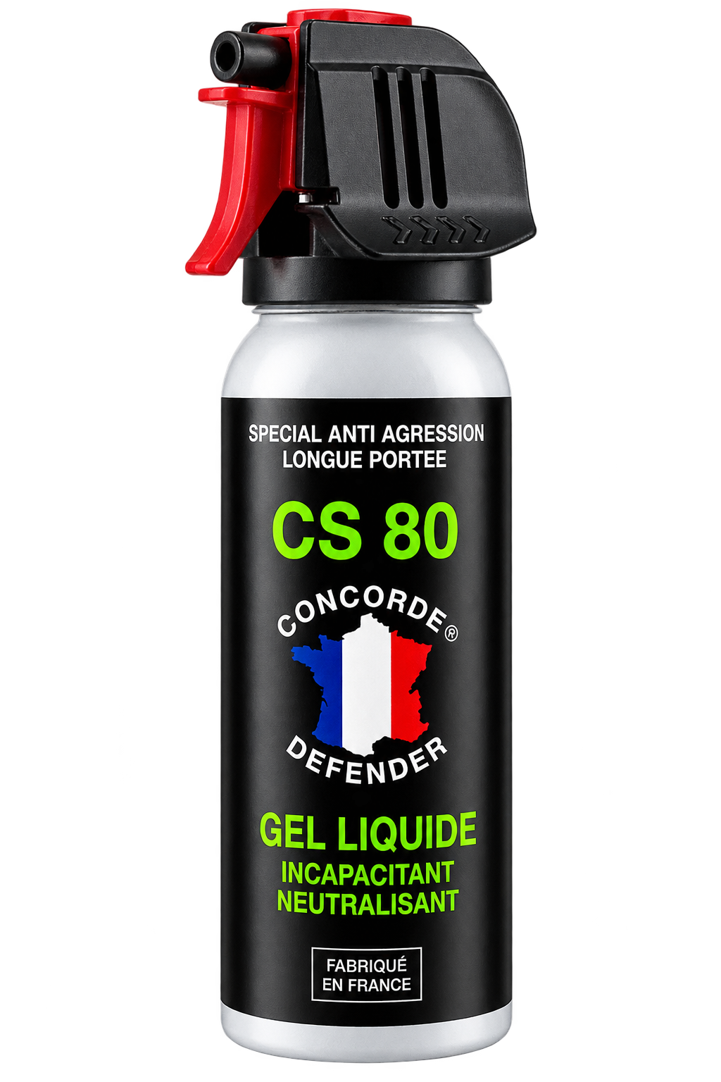 C.D – Bombe Lacrymogène Gel Cs 80 Anti Agression 100 Ml