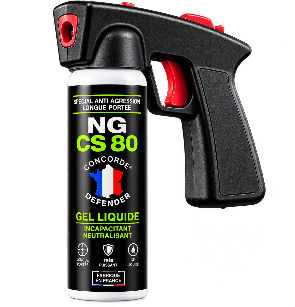 C.D – Aérosol GEL CS 80 100 ml avec poignée – Nouvelle génération