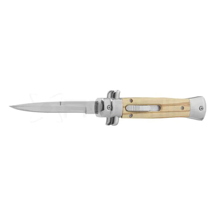 Couteau Automatique Type Italien Manche Bois Otf