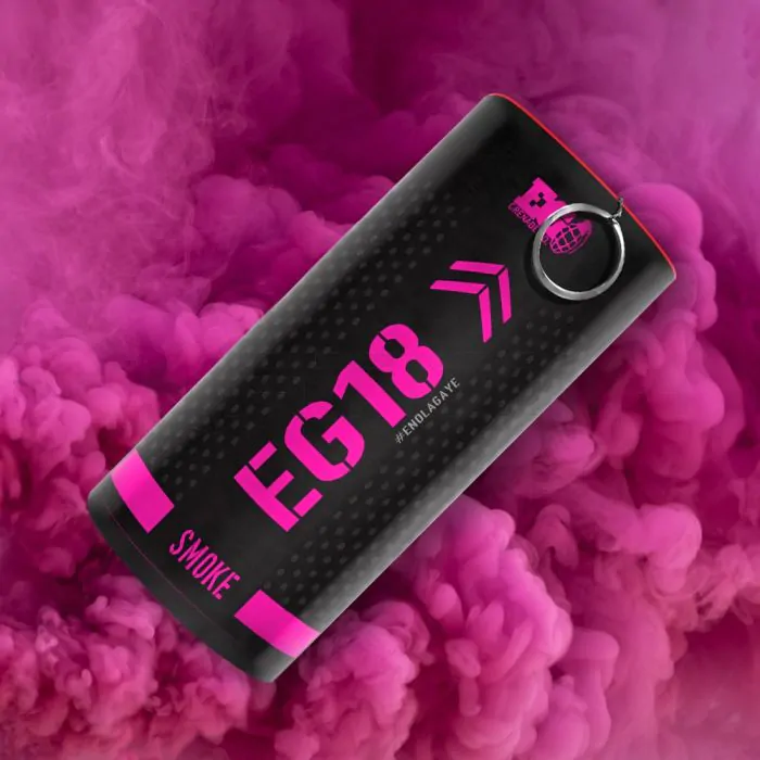 E.G - Fumigène wire pull assault smoke Rose